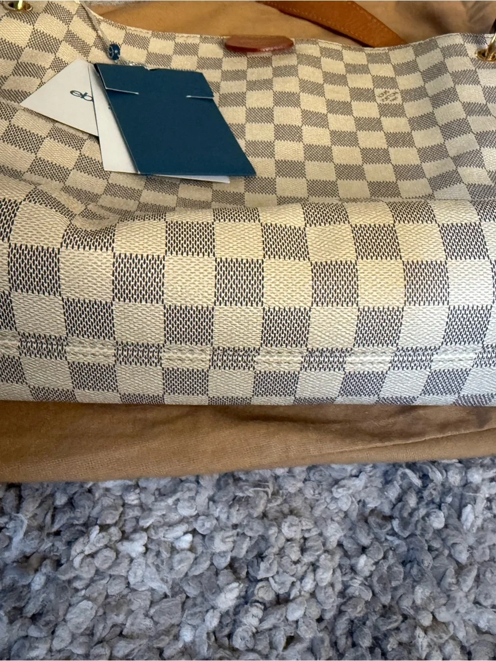 Louis Vuitton Graceful PM Damier Azur Handbag